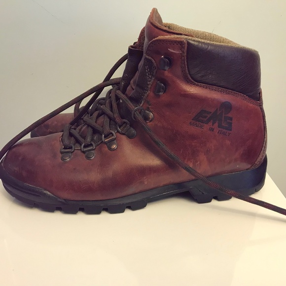 EMS vintage leather Vibram Italian hiking boots - Picture 4 of 16